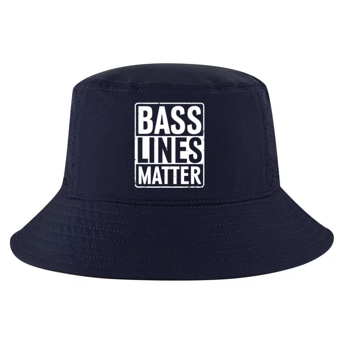 Bass Lines Matter Bass Guitar Player Bassist Cool Comfort Performance Bucket Hat