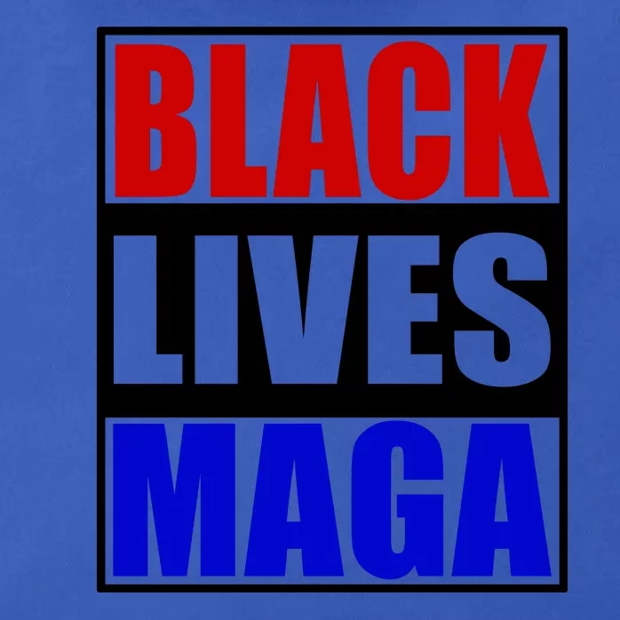 Black Lives Maga Black Conservative Republican Protrump Zip Tote Bag