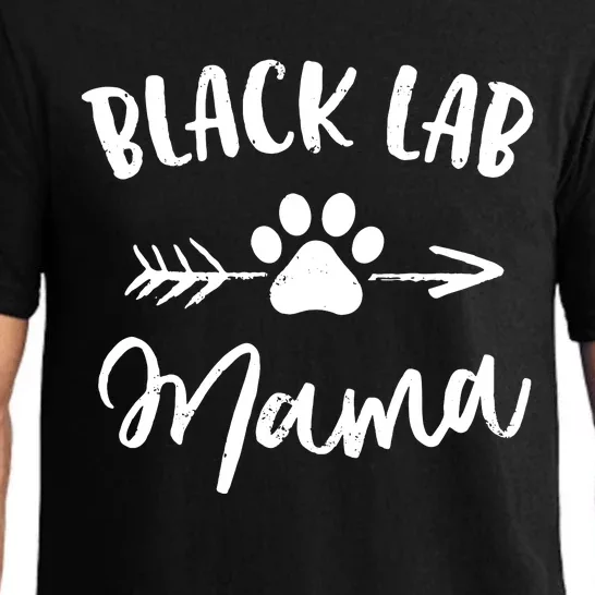 Black Lab Mama Labrador Retriever Lover Gifts Dog Mom Mother Pajama Set