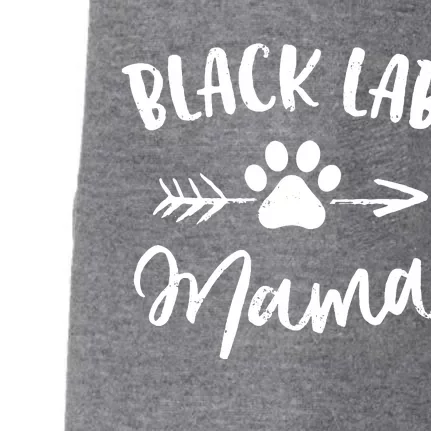 Black Lab Mama Labrador Retriever Lover Gifts Dog Mom Mother Doggie 3-End Fleece Hoodie