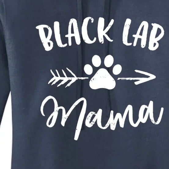 Black Lab Mama Labrador Retriever Lover Gifts Dog Mom Mother Women's Pullover Hoodie