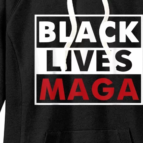 Black Lives Maga Women's Fleece Hoodie