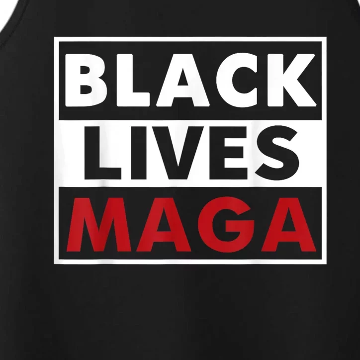 Black Lives Maga Performance Tank