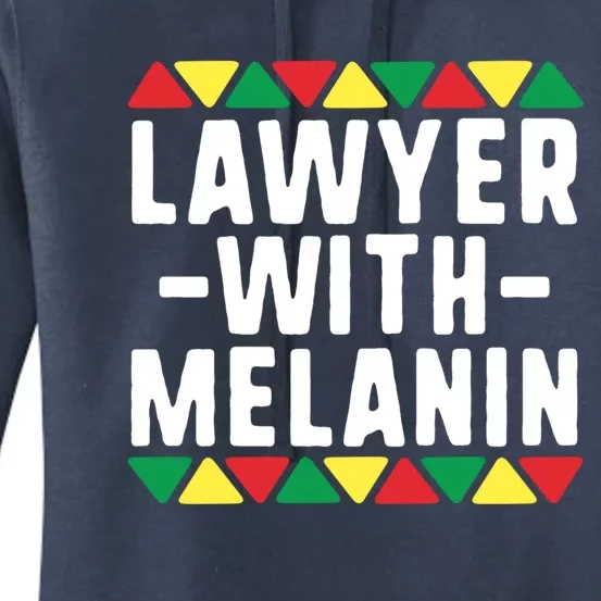 Black Lawyers Matter Gift Lawyer With Melanin Attorney Funny Gift Women's Pullover Hoodie