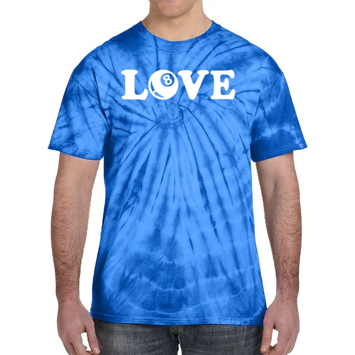 Billiards Love Meaningful Gift Tie-Dye T-Shirt