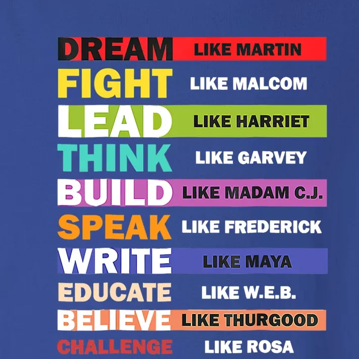 Black Lives Matters Black Leaders Black History Month Funny Gift Toddler Long Sleeve Shirt