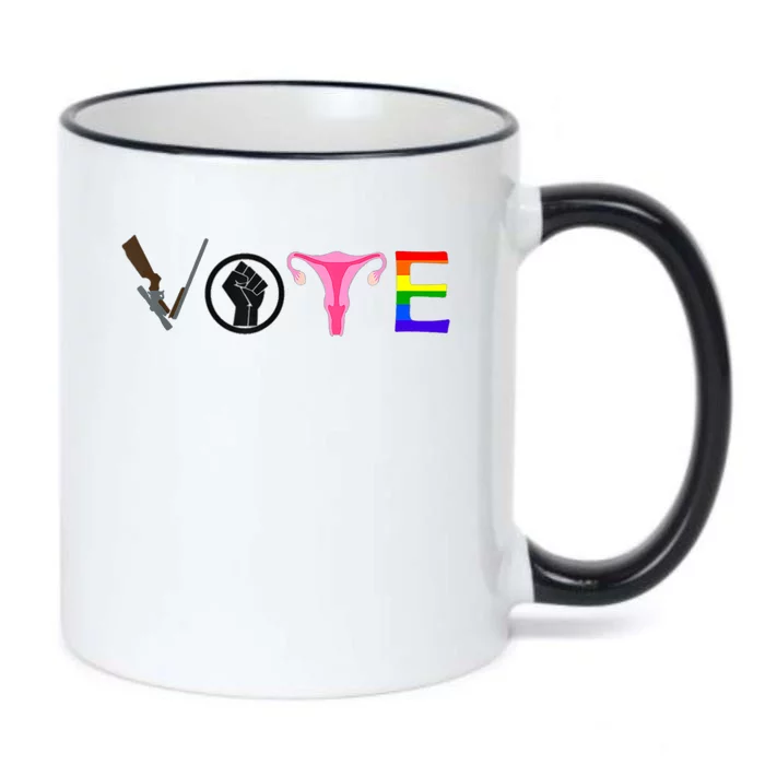 Black Lives Matter Vote LGBT Gay Rights Feminist Equality Black Color Changing Mug