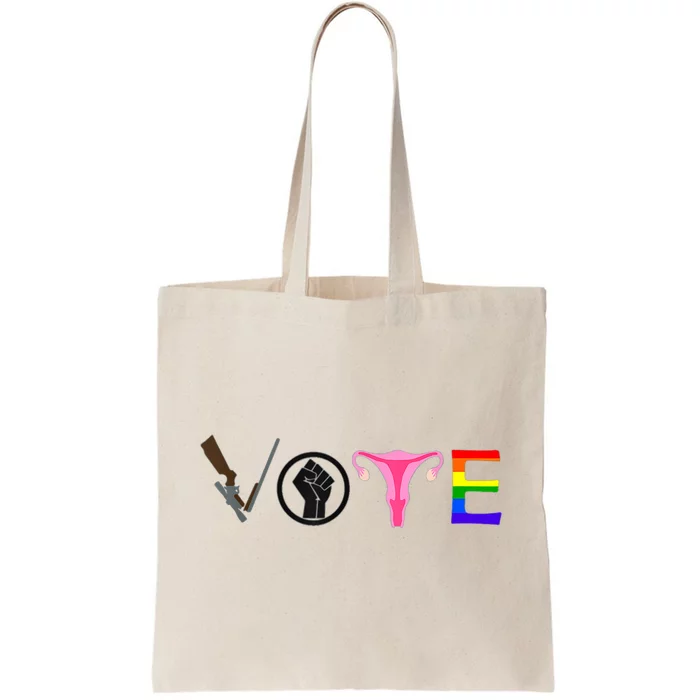 Black Lives Matter Vote LGBT Gay Rights Feminist Equality Tote Bag