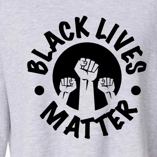 Black Lives Matter Cropped Pullover Crew