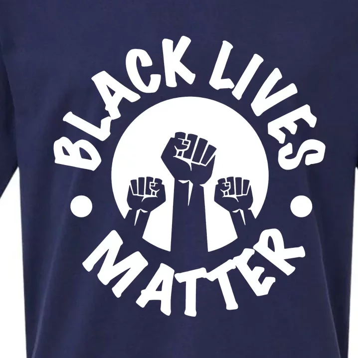 Black Lives Matter Sueded Cloud Jersey T-Shirt