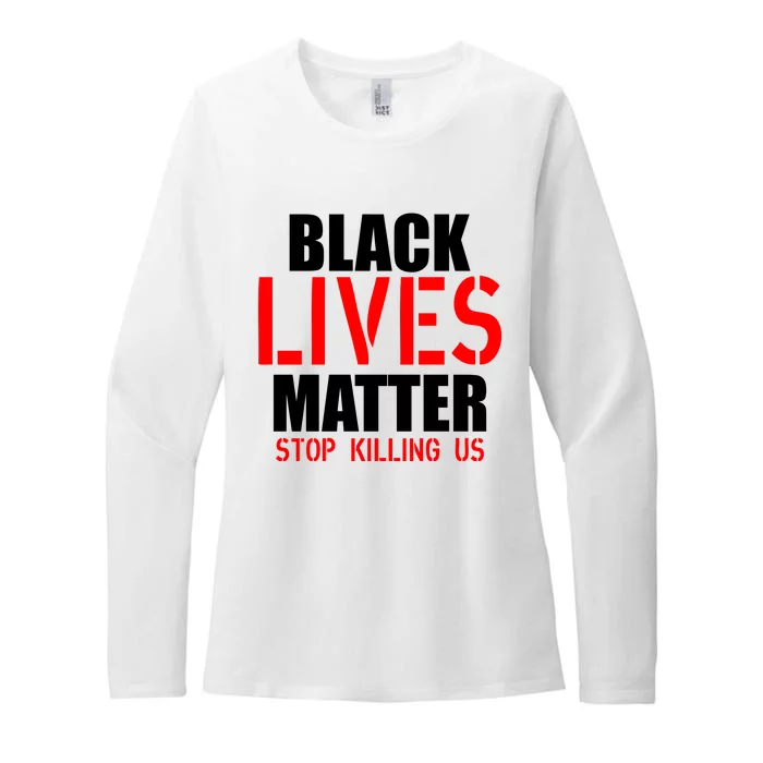 Black Lives Matter Stop Killing US Womens CVC Long Sleeve Shirt