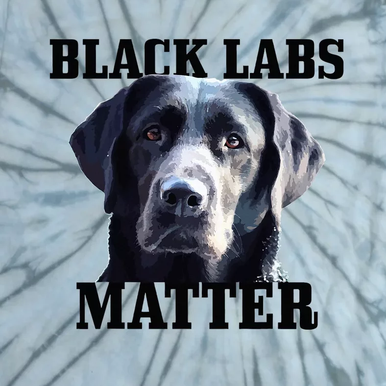 Black Labs Matter Labrador Retriever Mom Dad Dog Lover Tie-Dye T-Shirt