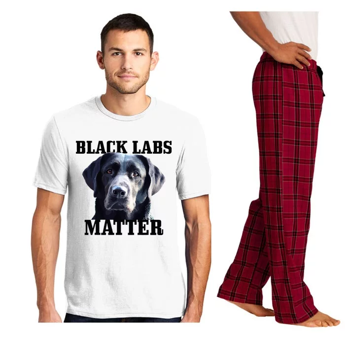 Black Labs Matter Labrador Retriever Mom Dad Dog Lover Pajama Set