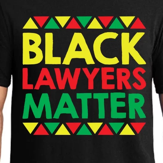 Black Lawyers Matter Gift African American And Black Pride Gift Pajama Set