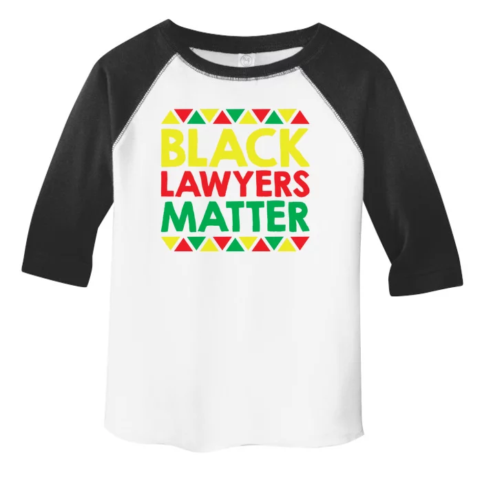 Black Lawyers Matter Gift African American And Black Pride Gift Toddler Fine Jersey T-Shirt