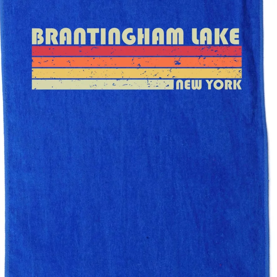 Brantingham Lake New York Funny Fishing Camping Summer Gift Platinum Collection Golf Towel