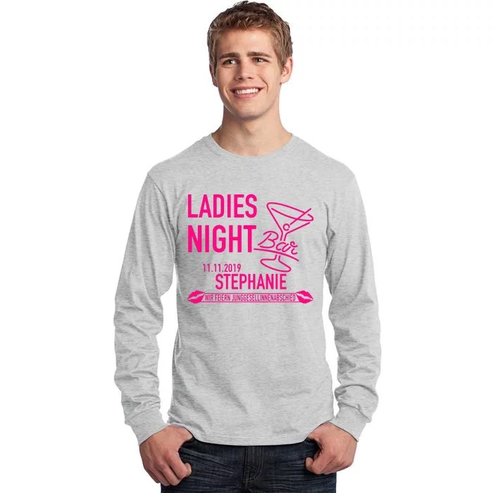 Bridal Ladies Night Hen Night Party Married Wedding Tall Long Sleeve T-Shirt