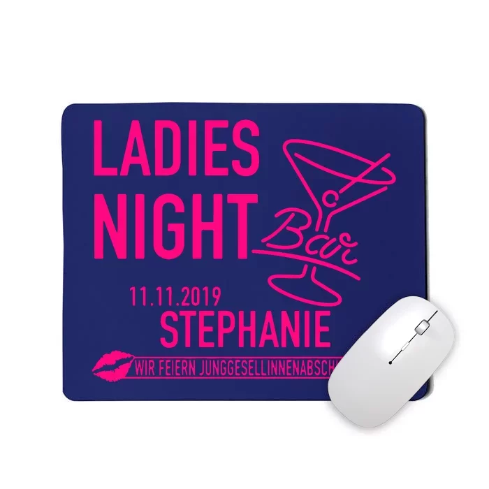 Bridal Ladies Night Hen Night Party Married Wedding Mousepad