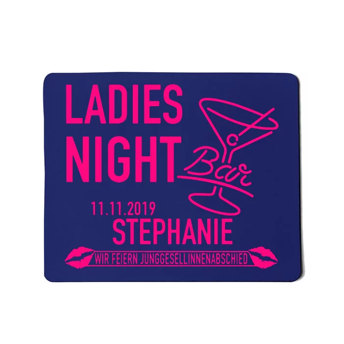 Bridal Ladies Night Hen Night Party Married Wedding Mousepad