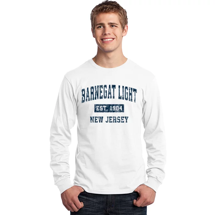 Barnegat Light New Jersey Nj Vintage Sports Long Sleeve Shirt