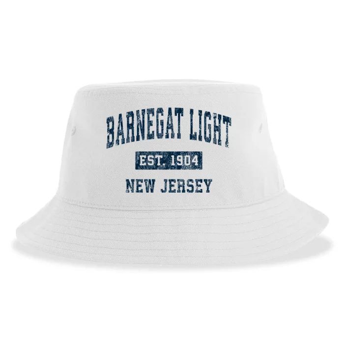 Barnegat Light New Jersey Nj Vintage Sports Sustainable Bucket Hat