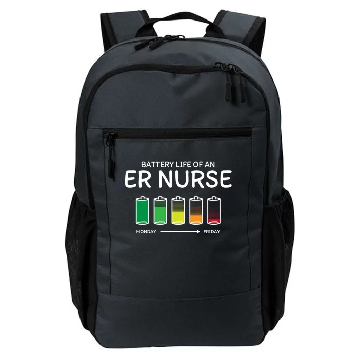 Battery Life Of An Er Nurse Friends Emergency Nurse Buddy Gift Daily Commute Backpack