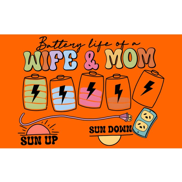 Battery Life Of A Wife & Mom Bumper Sticker