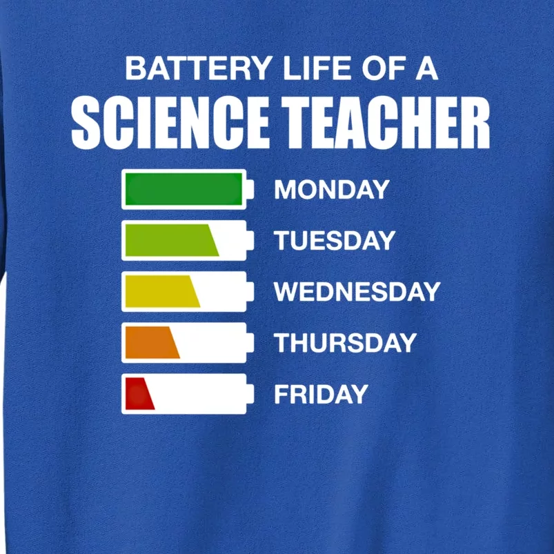 Battery Life Of A Science Teacher Sarcastic Gift Sweatshirt