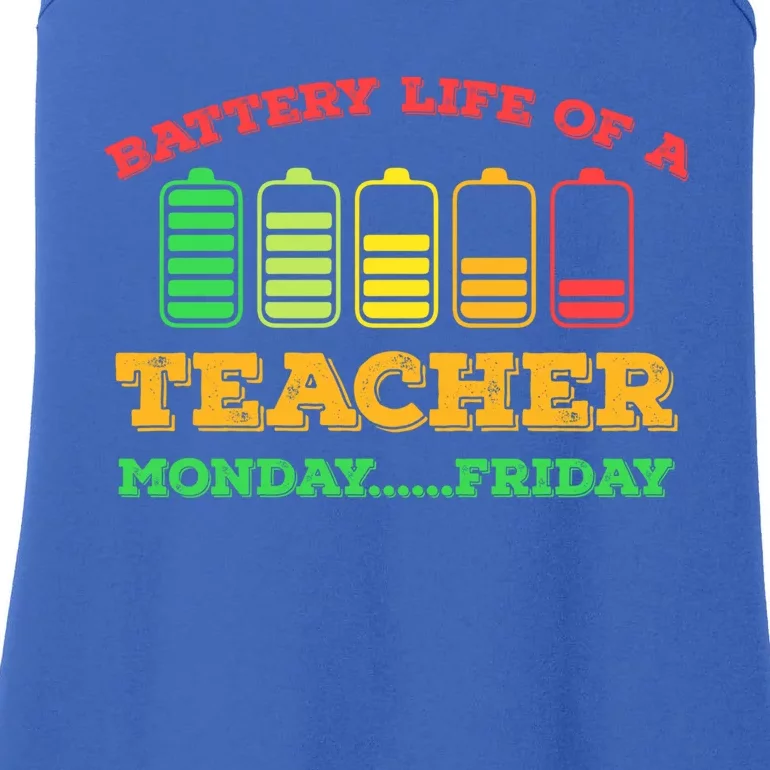 Battery Life Of A Teacher Battery Teacher Battery Life Cool Gift Ladies Essential Tank