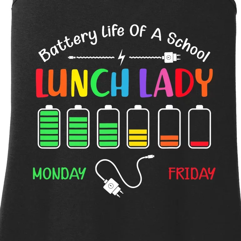 Battery Life Of A School Lunch Lady Perfect Ladies Essential Tank