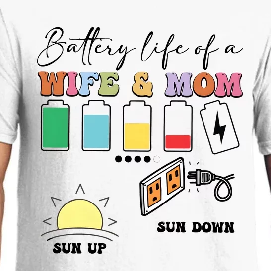 Battery Life Of A Wife & Mom Pajama Set