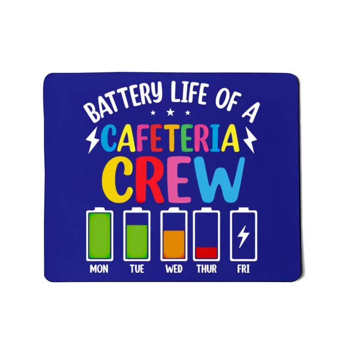 Battery Life Of The Cafeteria Crew Gift Cafeteria School Meaningful Gift Mousepad