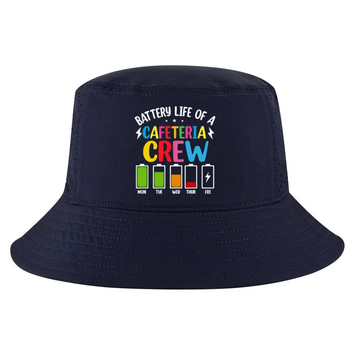 Battery Life Of The Cafeteria Crew Gift Cafeteria School Meaningful Gift Cool Comfort Performance Bucket Hat