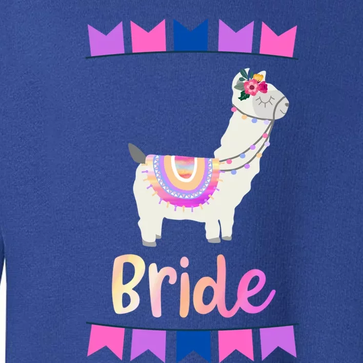 Bride Llama Outfit Bachelorette Party Gift Toddler Sweatshirt