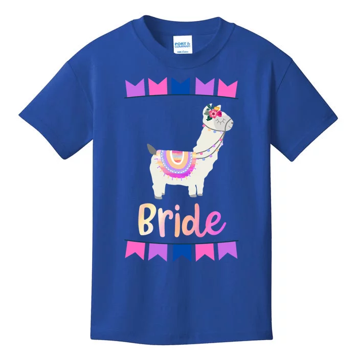 Bride Llama Outfit Bachelorette Party Gift Kids T-Shirt