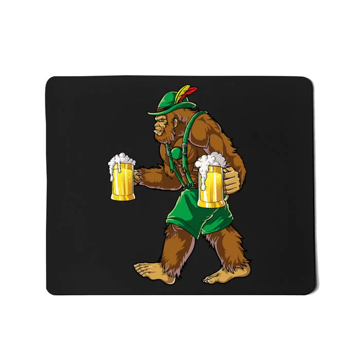 Bigfoot Lederhosen Oktoberfest Prost Beer Mug Mousepad