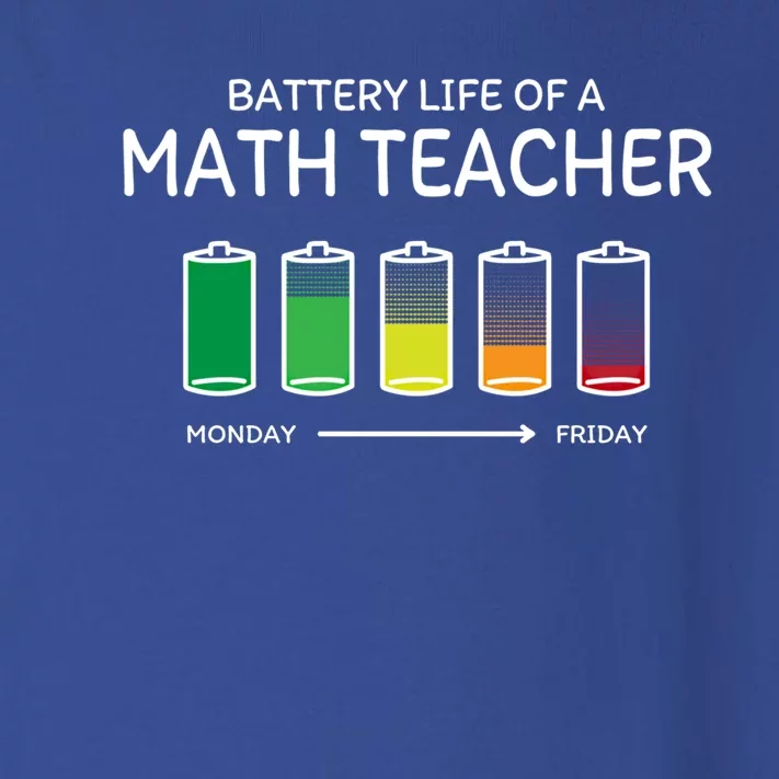 Battery Life Of A Math Teacher Friends Algebra Teacher Buddy Gift Toddler Long Sleeve Shirt