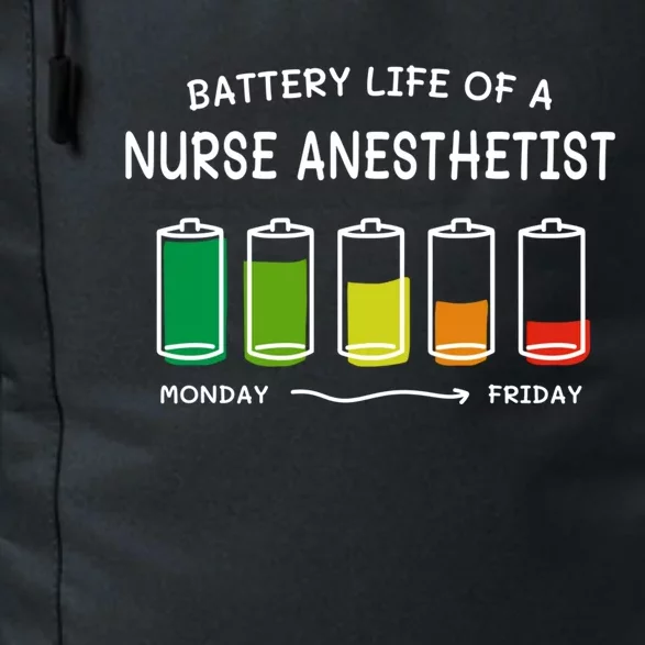 Battery Life Of A Nurse Anesthetist Professional Crna Career Cute Gift Daily Commute Backpack