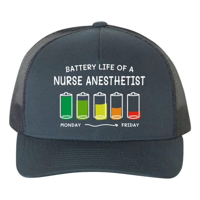 Battery Life Of A Nurse Anesthetist Professional Crna Career Cute Gift Yupoong Adult 5-Panel Trucker Hat