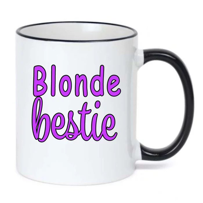 Blonde Bestie Black Color Changing Mug