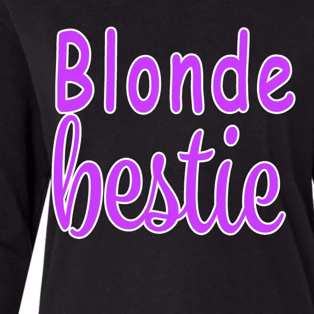 Blonde Bestie Womens Cotton Relaxed Long Sleeve T-Shirt