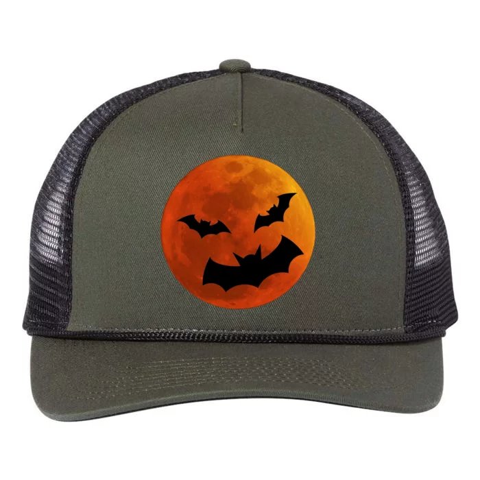 Blood Moon Retro Rope Trucker Hat Cap