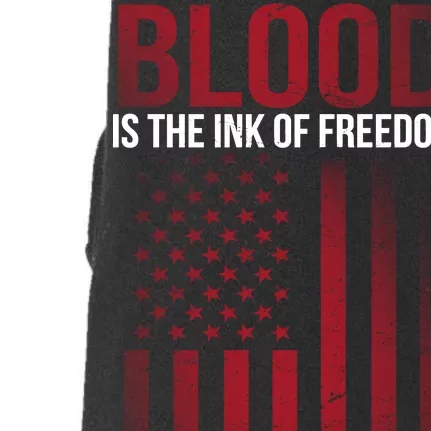 Blood The Ink of Freedom Doggie 3-End Fleece Hoodie