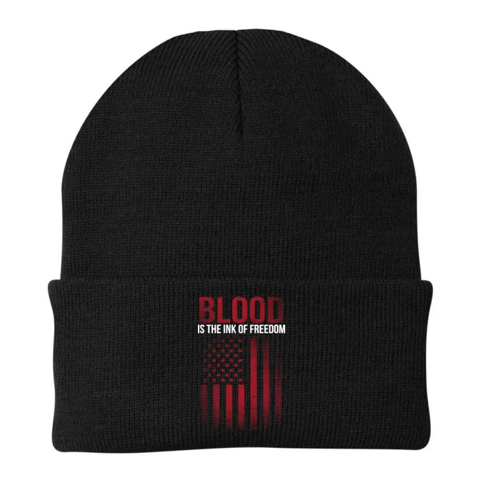 Blood The Ink of Freedom Knit Cap Winter Beanie