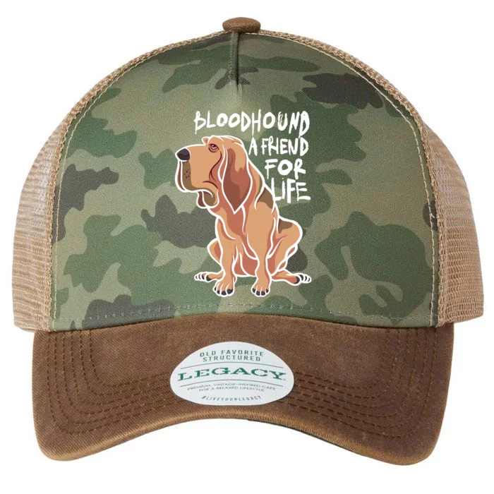 Bloodhound A Friend For Life Legacy Tie Dye Trucker Hat