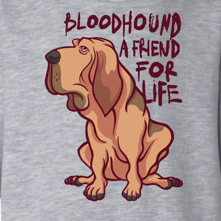 Bloodhound A Friend For Life Toddler Hoodie