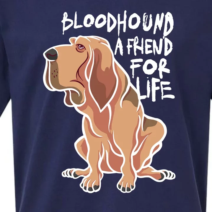 Bloodhound A Friend For Life Sueded Cloud Jersey T-Shirt