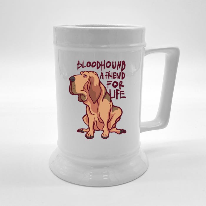 Bloodhound A Friend For Life Front & Back Beer Stein