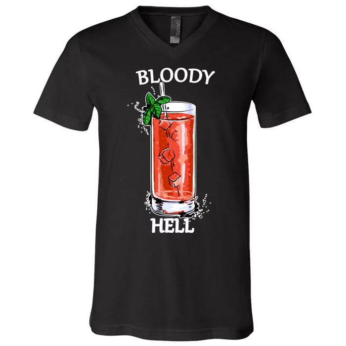 Bloody Hell V-Neck T-Shirt