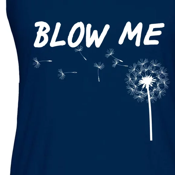 Blow Me Dandelion Ladies Essential Flowy Tank